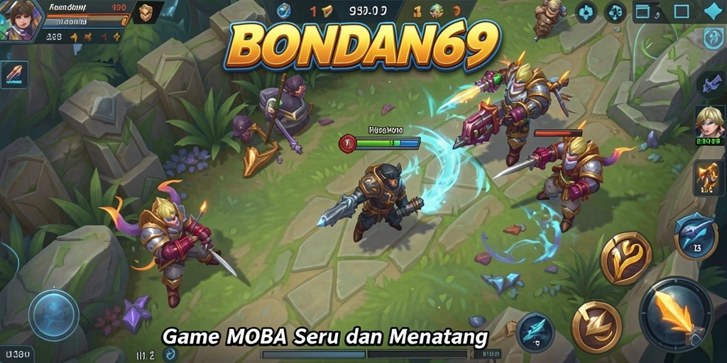 Tampilan gameplay BONDAN69 yang intens dan mendebarkan.