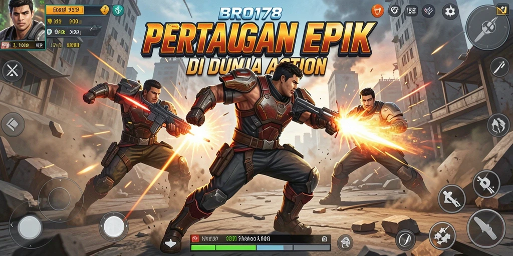 Gameplay intens penuh aksi BRO178 yang mendebarkan.