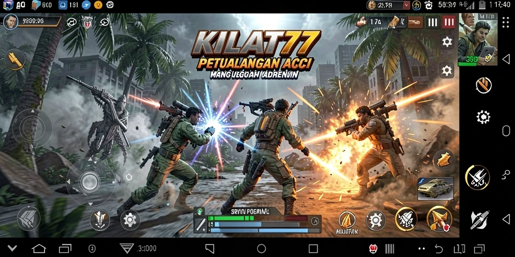 Tampilan gameplay KILAT77 yang seru dan menegangkan.
