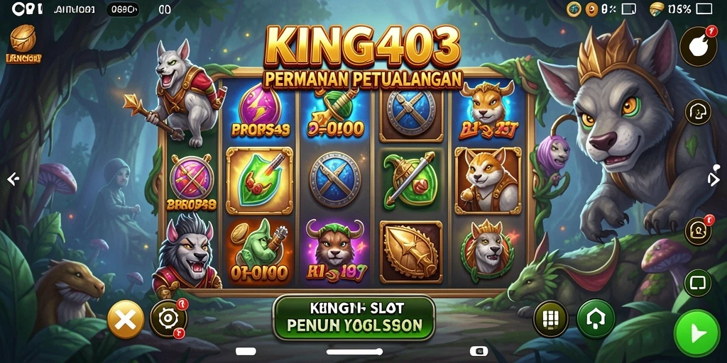 Screenshot KING403 menampilkan gameplay Slot yang seru dan menarik.