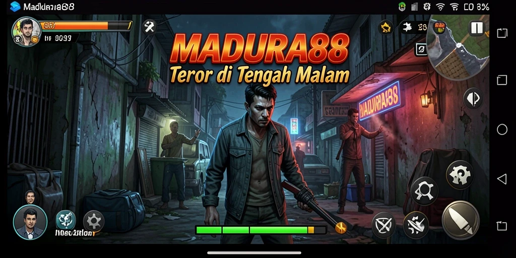 Tampilan menegangkan gameplay MADURA88 yang penuh ketakutan.