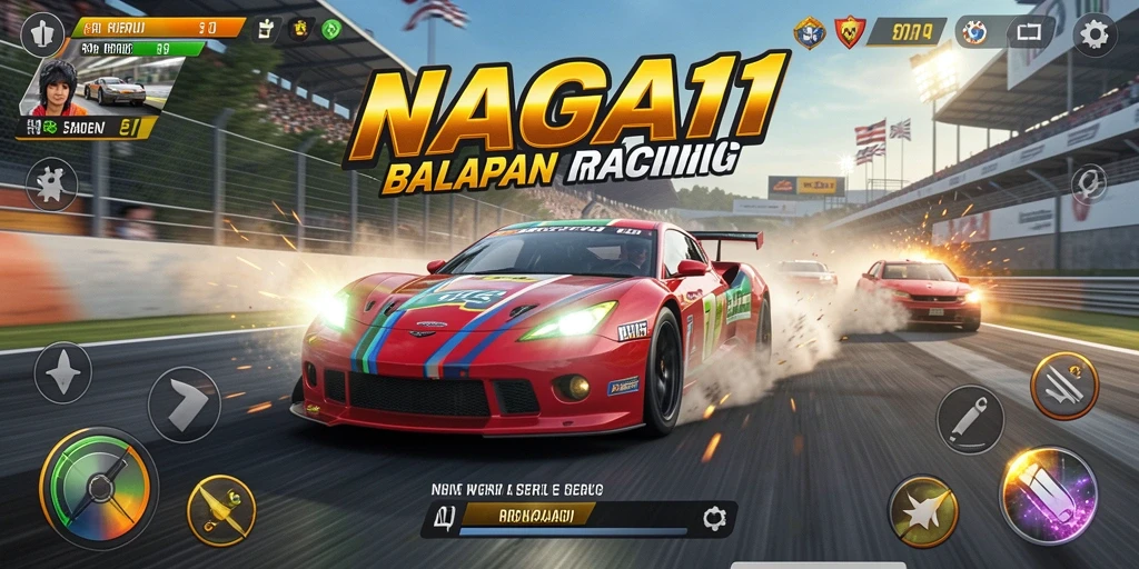 Tampilan gameplay NAGA11 yang menegangkan dan seru.