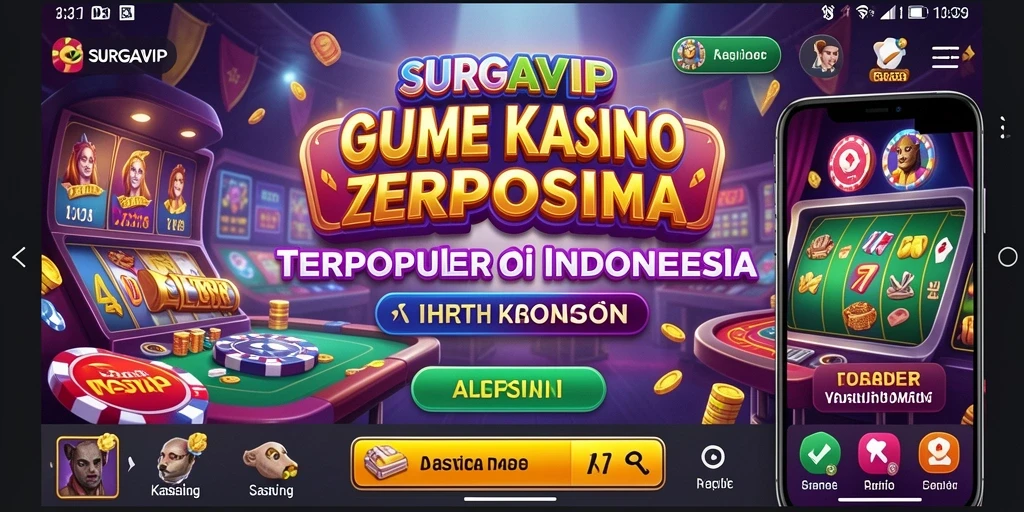 Tampilan gameplay SURGAVIP yang mendebarkan dan interaktif.